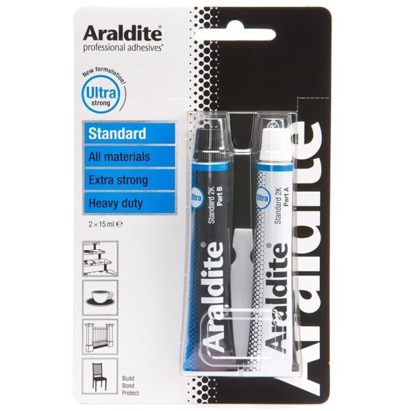Araldite Heavy Duty Epoxy Adhesive | Ultra Strong 2-Part Epoxy Glue