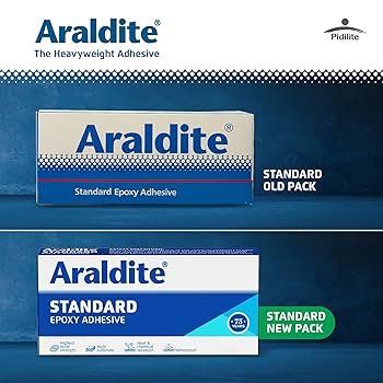 ARALDITE Standard 13g (Strongest epoxy Adhesive - Bond, fix, Repair, DIY Anything)