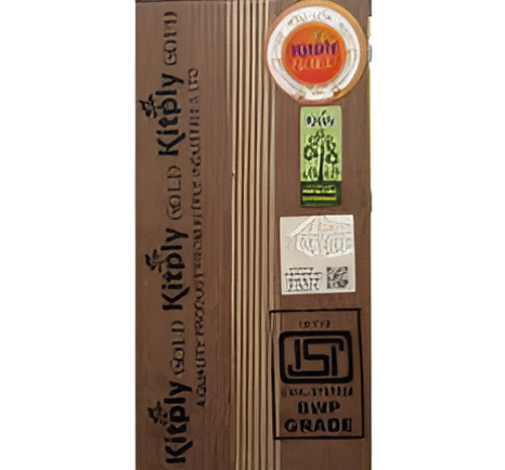 Gurjan Brown Kitply 19mm BWP Plywood, For Furniture