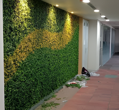 Artificial Vertical Grass Walls