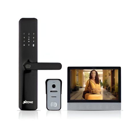 Ozone  Bluetooth Smart Door Lock with VDP with 5-way access | Door