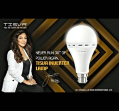 Tisva 9W LED Inverter Emergency Bulb, Cool Day Light Upto 4 Hr Backup