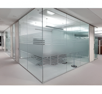 Modiguard Transparent Frameless Glass Office Partitions