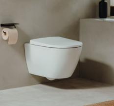 Roca Dama N Ceramic White Washroom Wall Mounted