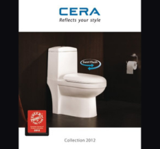 Ceramic Floor Mounted Cera Cloud Western Toilet Seat