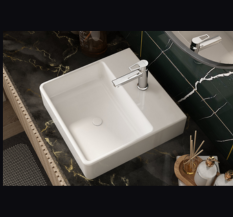 PARRYWARE LEEDS N Series Counter Top WASH BASIN (White) With Faucet Hole