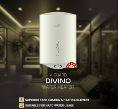 V-Guard Divino Geyser 15 Litre Wall Mount Water Heater For Home