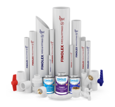 Pipes & Fittings (PVC, CPVC, GI, etc.) Finolex