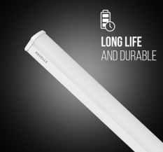 Havells Pride Essential 20W LED B22D Batten Tubelight| Cool White | Up to 60% Energy Saving | Ultra Slim Design.