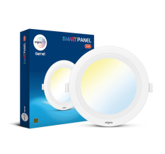 Wipro Garnet 15W Smart Panel Ceiling Light | CCT, White Tuneable & Dimmable | Control with Mobile App via Bluetooth.