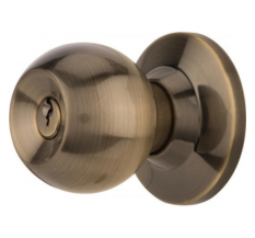 Knob Godrej Push Button Lock, Chrome.