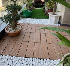 Brown Teak Deck Tile / deck tile flooring, For Outdoor