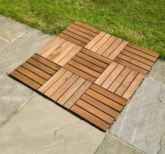 KK Tiles Ground Floor Brown Decking Tiles