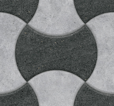 Johnson Endura - Paver Blox Nero Super - Glazed Vitrified Tile, EDC Wall & Floor Tiles.