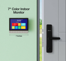 Ozone Smart Door Lock Combo | Digital Door Lock with Video Doorphone .