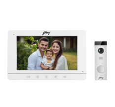Godrej Security Solutions Solus 7” Video Door Phone| Attractive 7" TFT Screen Display |120° Wide Angle View.