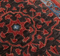 OBEETEE Carpets | Coptic Hand Tufted Rug | Traditional Lifestyle | Crafted from Serdian Wool | Warm and Cozy Colors of Red.