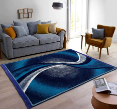 D'Decor Rugs for Living Room/Home/Office | Austin-2165-OJ8-N-80X150Cms, Polypropylene.