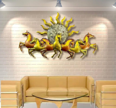 Wall Art Sculpture Metal for Living Room, Wall Hangings for Home Decoration, Scenery Showpiece Decorative.