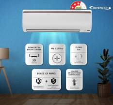 Daikin 1.5 Ton 3 Star Hot & Cold Inverter Split AC (Copper, PM 2.5 Filter, FTHT50UV, White)