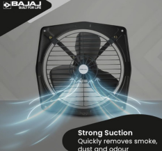Bajaj Bahar Fresh 300 MM Exhaust Fan | Strong Metal Body And Blades.