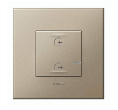 Legrand Arteor Smart Homes: Wireless home/away switch, Champagne (574233).