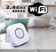 CP PLUS Smart Wi-Fi Gas Detector |Highly Stable Gas Sensor | Real Time Alarms .