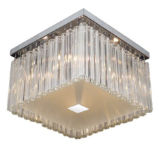 LED Jaquar KCH-CHR-MX81364A Crystal Drop Decorative Ceiling Light, For Decoration, 4 X 40w.