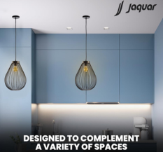 Jaquar Decorative Ceiling Lamp | Bar with Black Finish Conical Pendant | Enhance ambience with Luxury Home Decor .