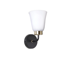 PHILIPS Trumpet Black & Brass Wall Light | Decorative Indoor Wall Lamp For Bedroom & Hall