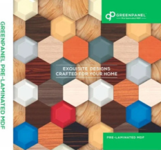 Brown Greenpanel Plain MDF Fibre Board.