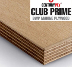 CenturyPly Wooden Plywood, Brown, 8x4 Ft