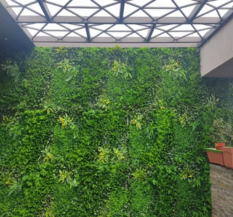 Square PVC EVERGREEN HUES ARTIFIAL GREEN WALLS.