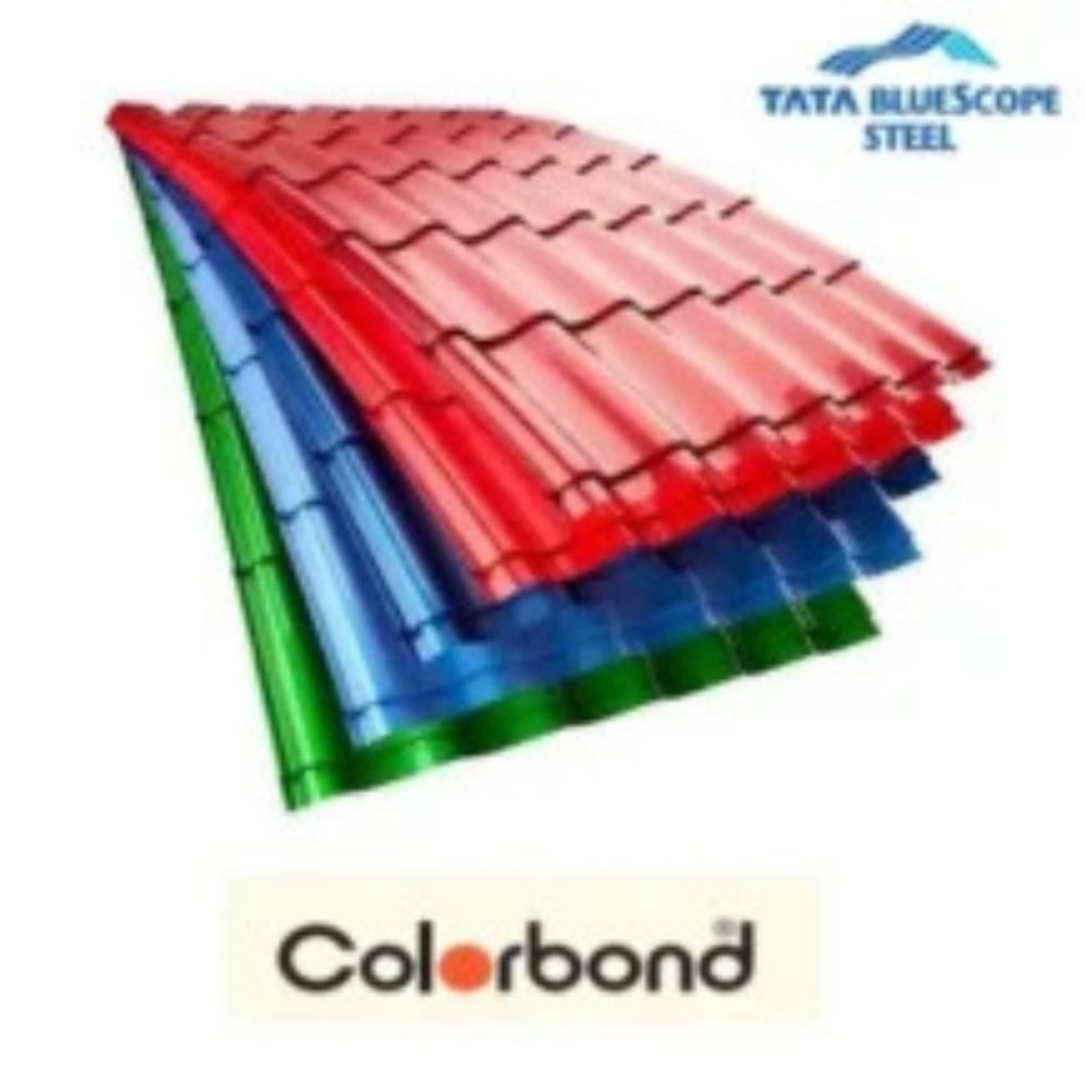 12 Ft Tata Bluescope Roofing Sheets, Thickness: 0.5 mm