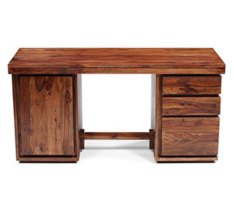 Urban Ladder Vector Sheesham Wood Executive Office Table .