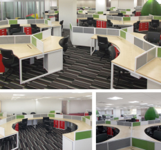 Spacewood Premium Desking Office Furniture.