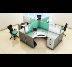 Steel and Wood Modular Office Furniture - Godrej Interior UPBEAT, For Corporate Offices.