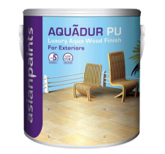 High Gloss Asian Paints Aquadur PU Exterior Wood Surface Polish.