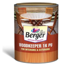 Berger WoodKeeper 1K PU Interior and Exterior Coating.